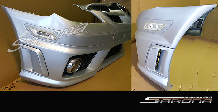 Custom Mercedes SLK  Convertible Front Bumper (2005 - 2011) - $890.00 (Part #MB-065-FB)
